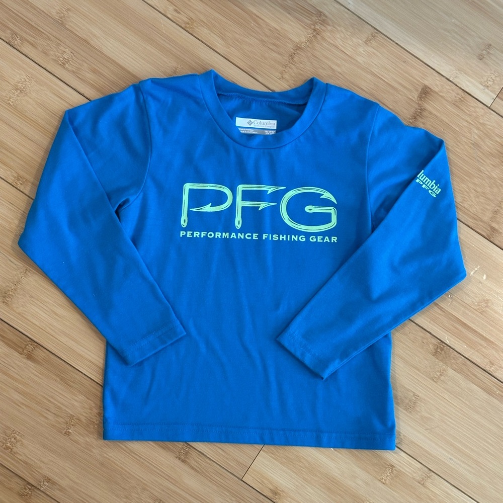 Columbia Kids Blue Long Sleeve Shirt